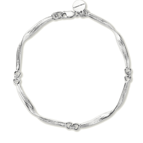 Græs armbånd sølv