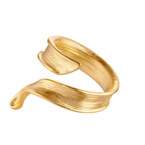 Gress Statement Ring forgylt