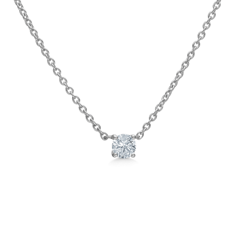 Ro Copenhagen Rock Classic Floating Diamond Necklace