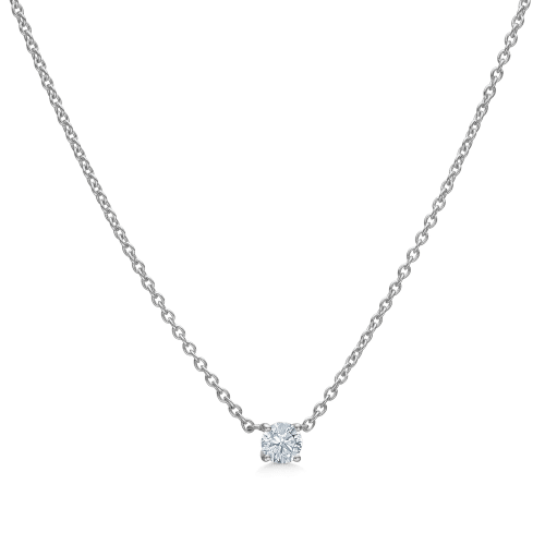 Ro Copenhagen Rock Classic Floating Diamond Necklace