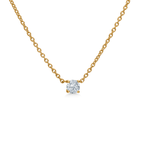 Ro Copenhagen Rock Classic Floating Diamond Necklace