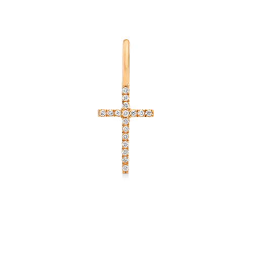 Ro Copenhagen Symbols Cross Diamond Pendant