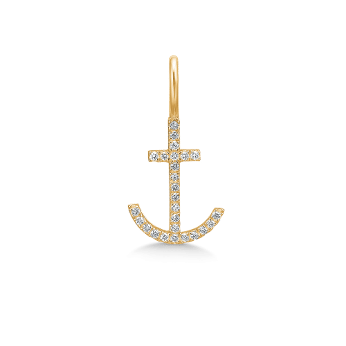 Ro Copenhagen Symbols Anchor Diamond Pendant