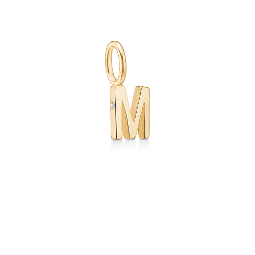Ro Copenhagen MY M Solid Gold Pendant