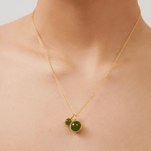 Julie Sandlau Little Prime Pendant Moss Green - Bilde 3