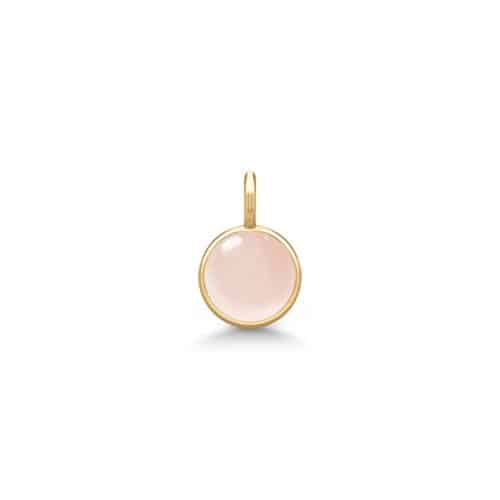 Julie Sandlau Little Prime Pendant Milky Rose Crystal