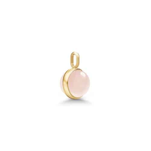 Alternative view of Julie Sandlau Little Prime Pendant Milky Rose Crystal