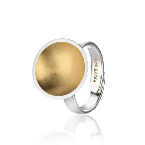 BAKKA - Planet ring forgylt, justerbar