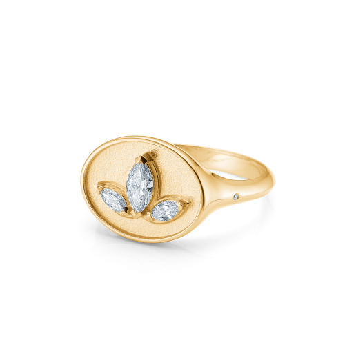 Ro Copenhagen Inner Peace Lotus diamond ring