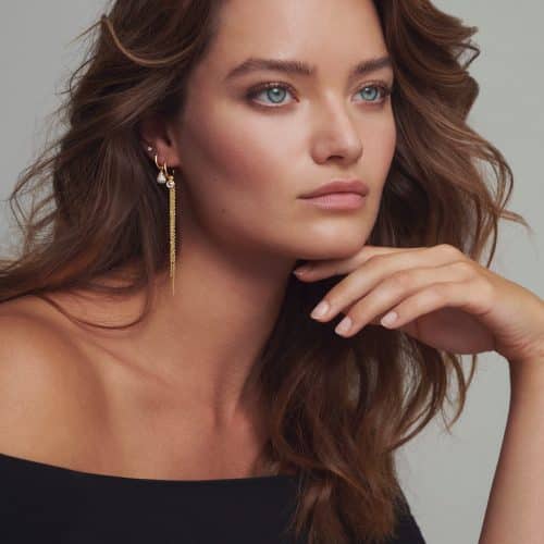 Julie Sandlau Finesse Earstuds Clear - Bilde 3