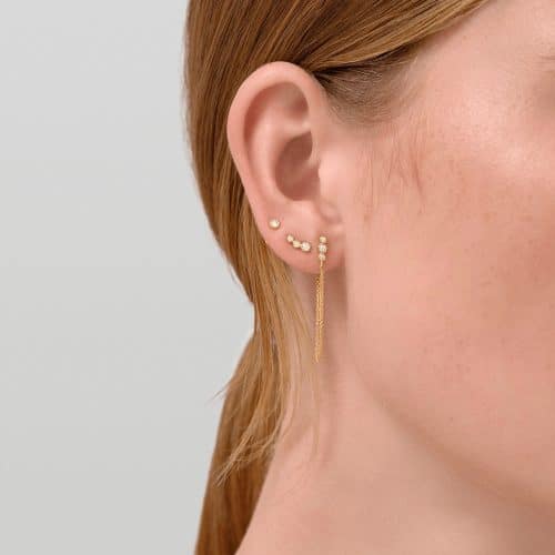 Julie Sandlau Finesse Earstuds Clear - Bilde 4