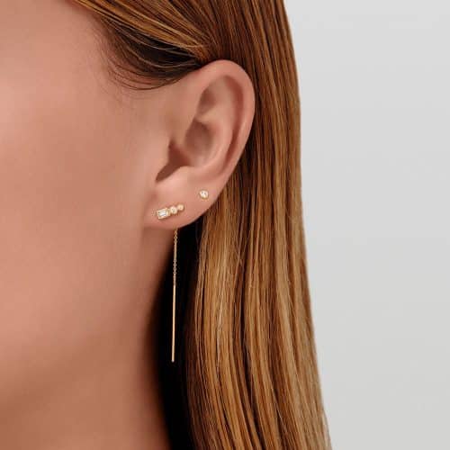 Julie Sandlau Finesse Earstuds Clear - Bilde 5