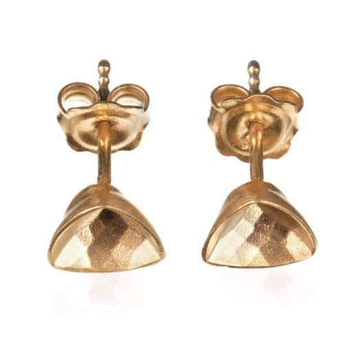 Vido-Seedpod studs, forgylt