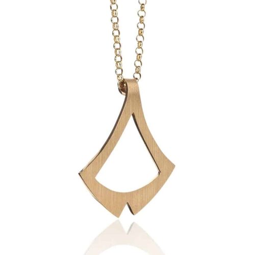 BAKKA - Seil halskjede forgylt