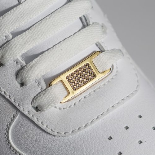 Alternative view of TAGS Silver-Goldplated-Brown CZ