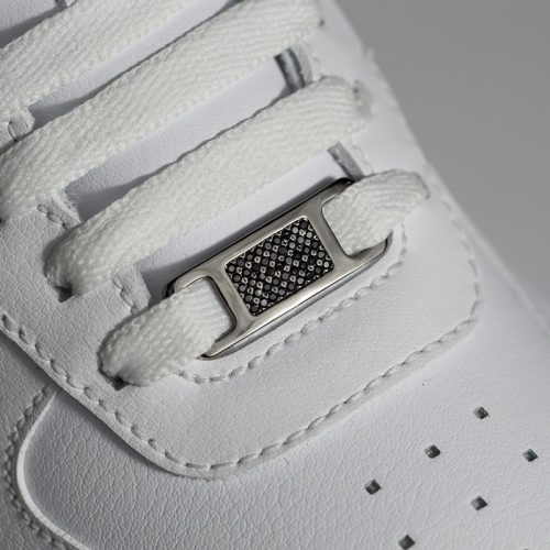 Alternative view of TAGS Silver-BlackRhodium-Black CZ