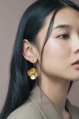 Alternative view of Ulrikke Vogt - Valmue Hook earrings large