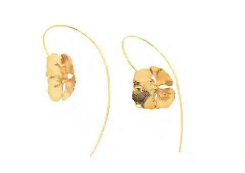 Ulrikke Vogt - Valmue Hook earrings small