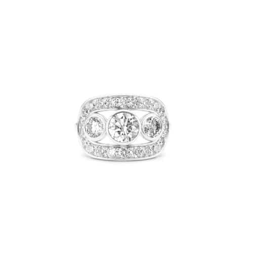 Alternative view of Julie Sandlau Heritage Trio Ring