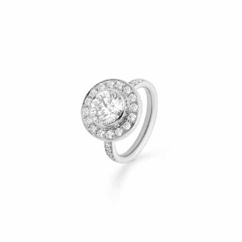 Alternative view of Julie Sandlau Heritage J.S. Ring F-G/VS and I/SI brilliant cut diamond