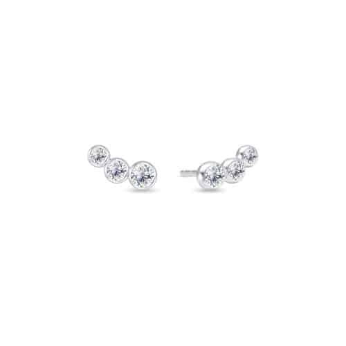 Julie Sandlau Lumen Earstud F-G/VS brilliant cut diamonds