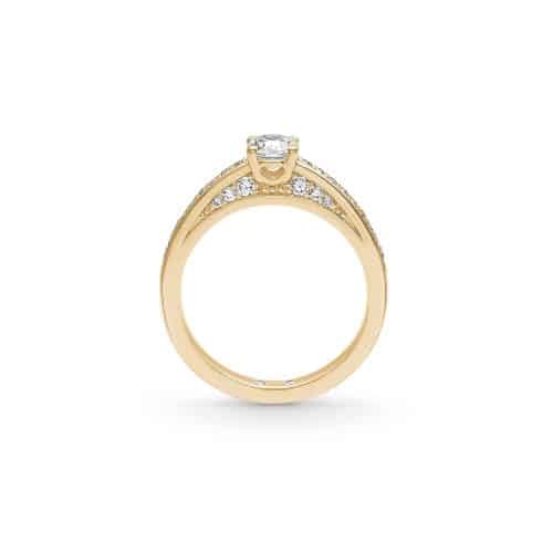 Alternative view of Julie Sandlau Eternity 0.67 ct. Diamond Ring Top Wesselton Diamond
