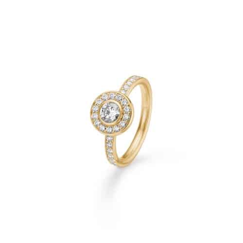 Alternative view of Julie Sandlau Heritage P.S. Ring F-G/VS and I/SI brilliant cut diamond