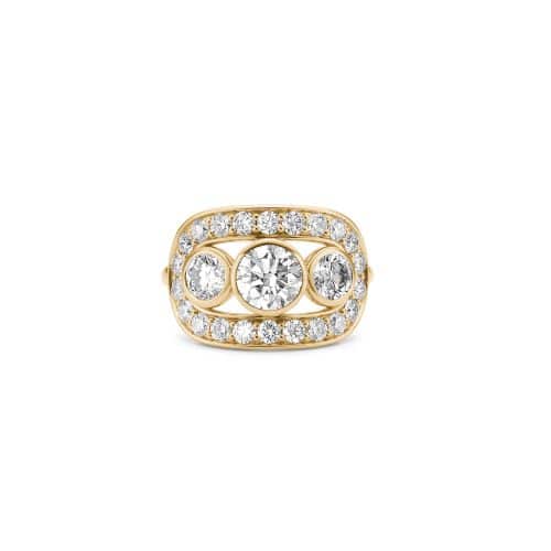 Alternative view of Julie Sandlau Heritage Trio Ring
