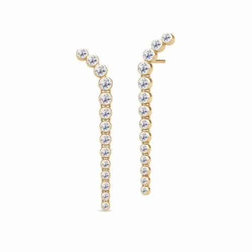 Julie Sandlau Lumi Earring F-G/VS brilliant cut diamonds
