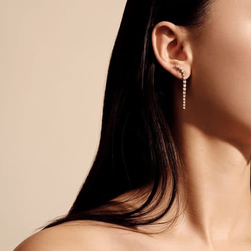 Julie Sandlau Lumi Earring F-G/VS brilliant cut diamonds - Bilde 3