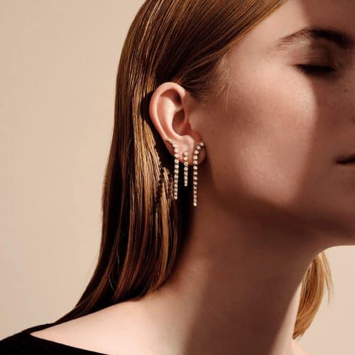 Julie Sandlau Lumi Earring F-G/VS brilliant cut diamonds - Bilde 5