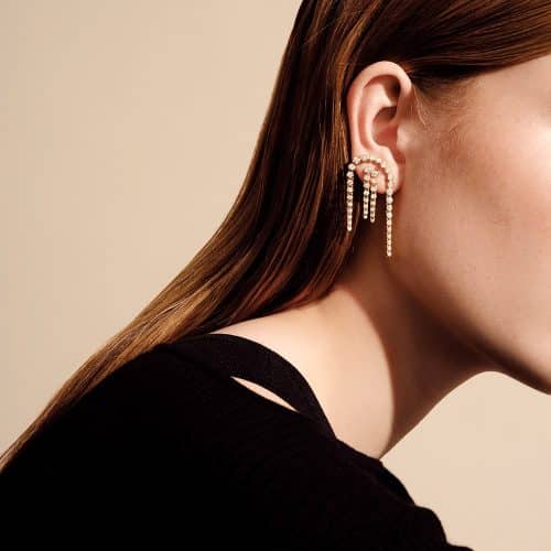 Julie Sandlau Lumi Earring F-G/VS brilliant cut diamonds - Bilde 6