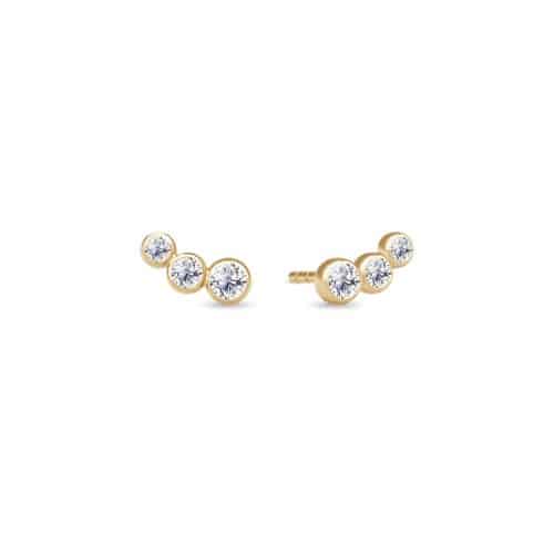 Julie Sandlau Lumen Earstud F-G/VS brilliant cut diamonds