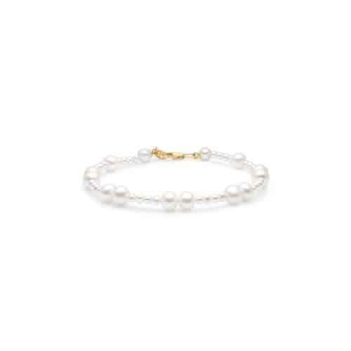 Julie Sandlau Eden Bracelet White Freshwater Pearls