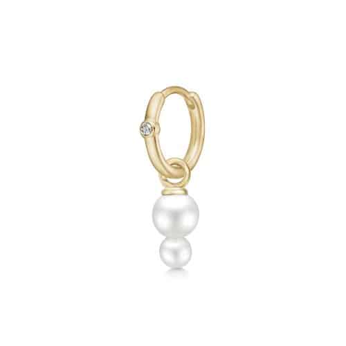 Alternative view of Julie Sandlau Eden Ear Pendant White Freshwater Pearls