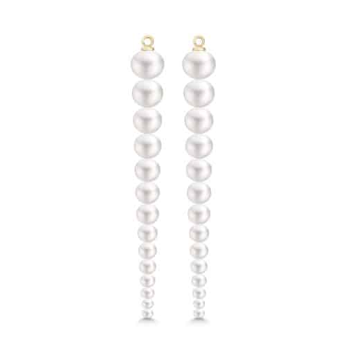 Julie Sandlau Evie Ear Pendant White Freshwater Pearls