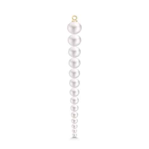 Julie Sandlau Evie Ear Pendant White Freshwater Pearls - Bilde 4