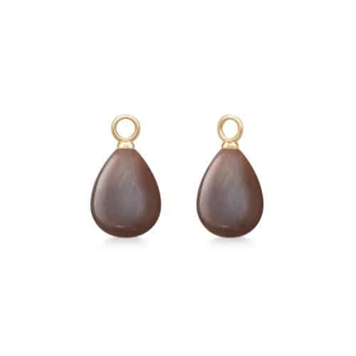 Julie Sandlau Elina Ear Pendant Chocolate Moonstone
