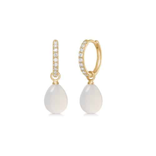Alternative view of Julie Sandlau Elina Ear Pendant White Moonstone