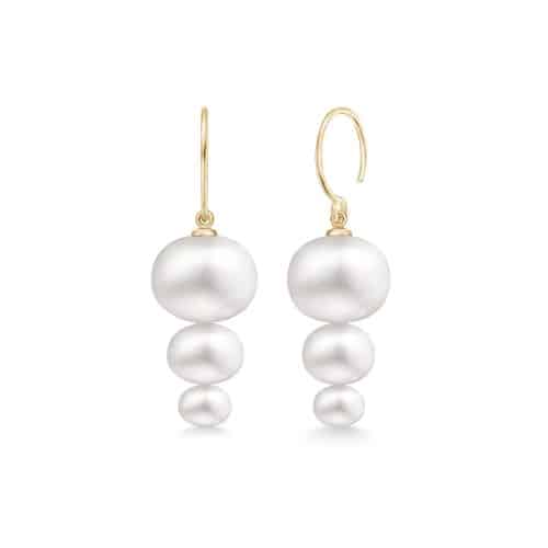Julie Sandlau Eden Earring White Freshwater Pearls