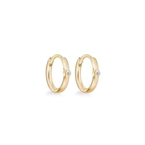 Julie Sandlau Purity Mini Hoop GH/VS brilliant cut diamond