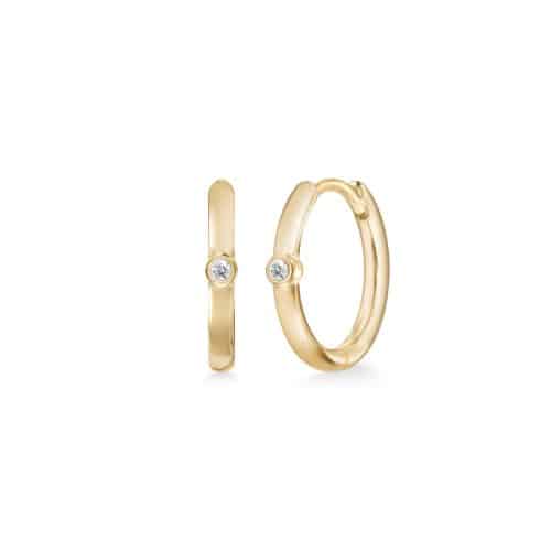 Julie Sandlau Purity Medium Hoop GH/VS brilliant cut diamond