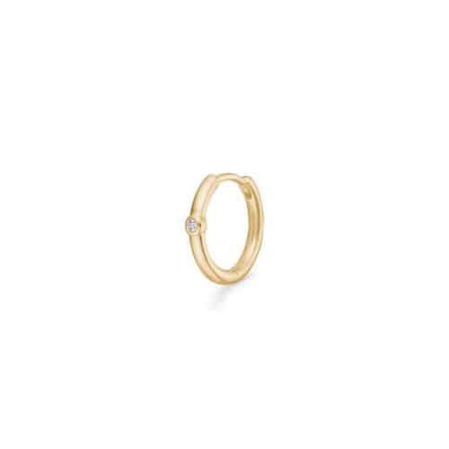 Julie Sandlau Purity Medium Hoop GH/VS brilliant cut diamond - Bilde 4