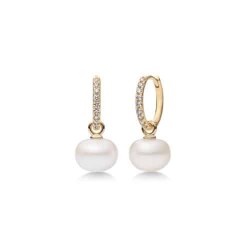 Julie Sandlau Lulia Hoops Medium I/SI brilliant cut diamonds - Bilde 5