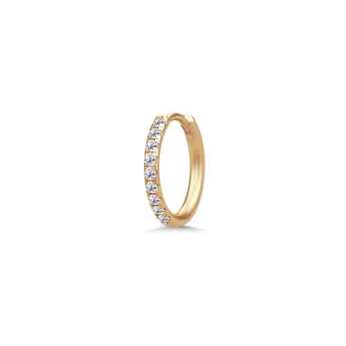 Julie Sandlau Lulia Hoops Medium I/SI brilliant cut diamonds - Bilde 6