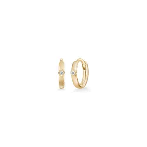 Julie Sandlau Purity Micro Hoop GH/VS brilliant cut diamond