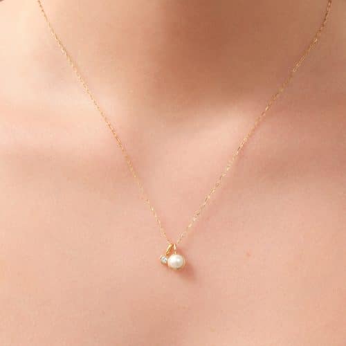 Julie Sandlau Little Prime Pendant White Freshwater Pearl - Bilde 3