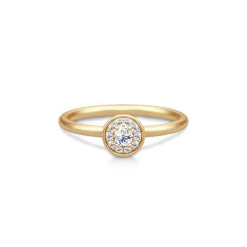 Julie Sandlau Lulia Halo Ring I/SI brilliant cut diamonds