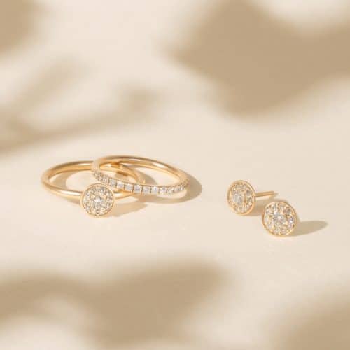 Julie Sandlau Lulia Halo Ring I/SI brilliant cut diamonds - Bilde 5