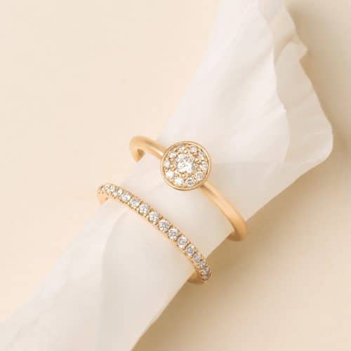 Julie Sandlau Lulia Halo Ring I/SI brilliant cut diamonds - Bilde 6